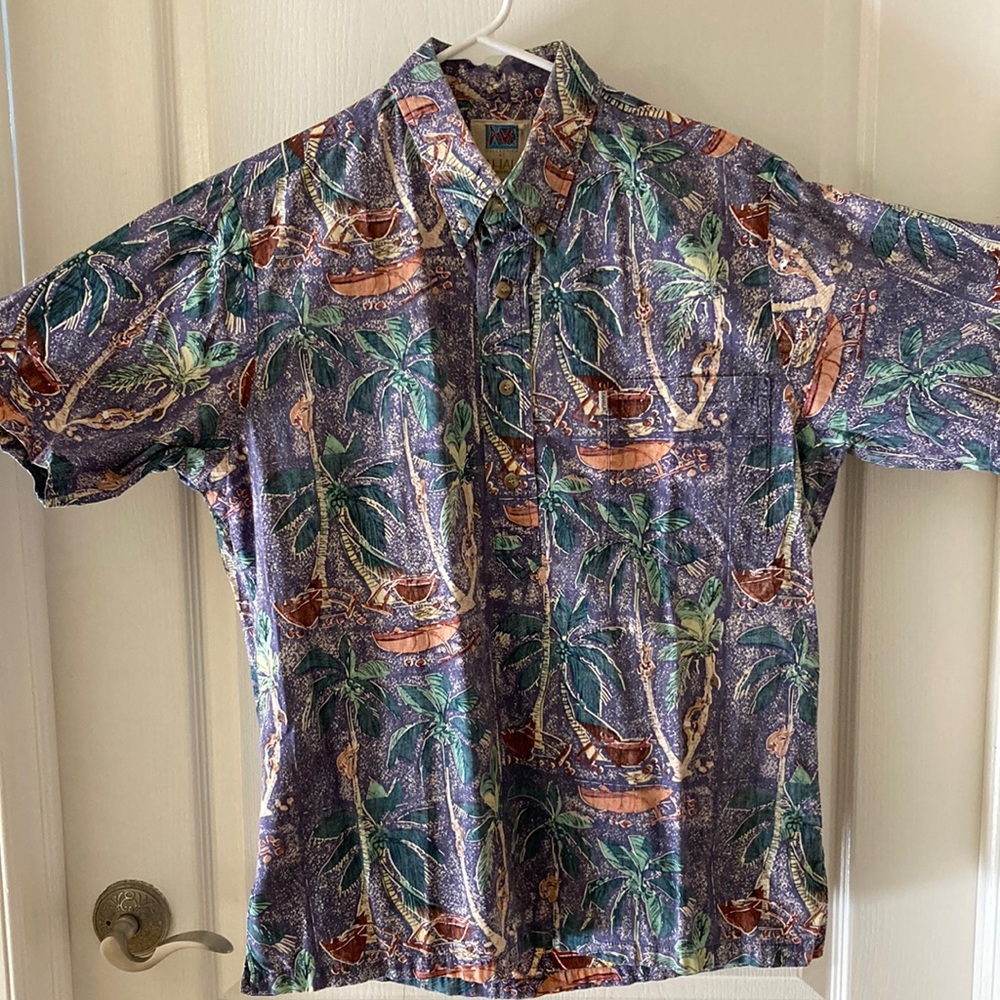 KAHALA- men’s Hawaiian shirt AVi collection size M
